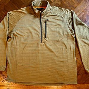 Orvis Men's 1/4-zip Olive Size XL